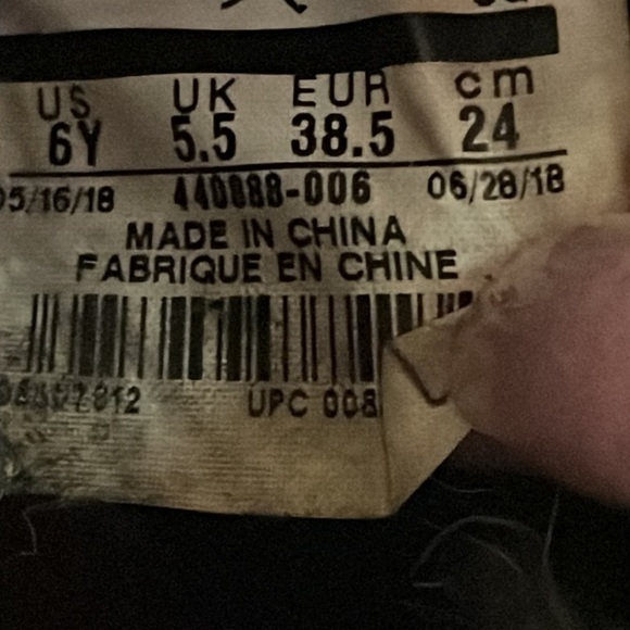 Nike Air Jordan 5 V Retro Y2K Sz 6Y Satin Bred 2018 Shoes 136027-006 - Picture 10 of 10